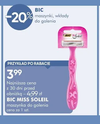Maszynka do golenia BIC MISS SOLEIL promocja w Super-Pharm