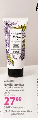 Nawilżający Bez odżywka do włosów o różnej porowatości Anwen promocja w Hebe