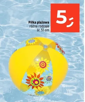 Piłka plażowa śr.51cm promocja w Dealz