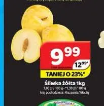 Śliwki żółte promocja w Delfin