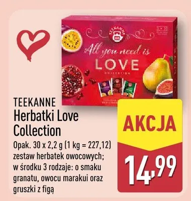 Herbatki Love Collection promocja w Aldi