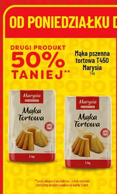Mąka pszenna tortowa T450 promocja w POLOmarket