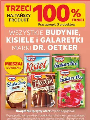 Budyń, kisiel, galaretka wszystkie rodzaje promocja w Kaufland