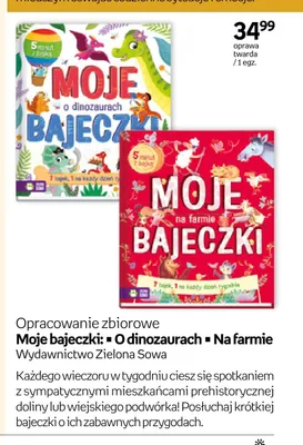 Książka Zielona Sowa Moje bajeczki: Na farmie promocja w Empik