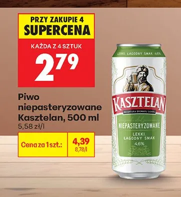 Piwo niepasteryzowane promocja w Biedronka
