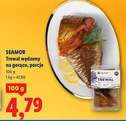 Trawel wędzony na gorąco, porcje promocja w Lidl