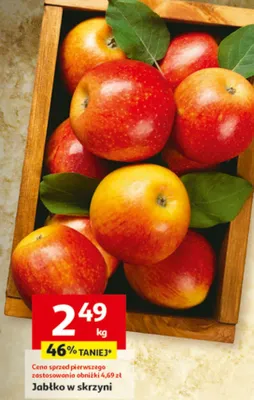 Jabłko w skrzyni promocja w Auchan