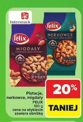 Pistacje Felix promocja w Carrefour