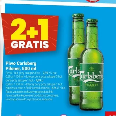 Piwo Carlsberg Pilsner promocja w Twój Market