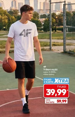 T-Shirt męski 4F promocja w Kaufland