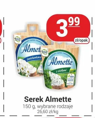 Serek puszysty Almette promocja w Delikatesy Sezam