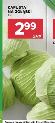 Kapusta na gołąbki promocja w Stokrotka