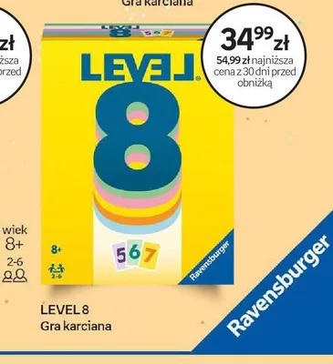 Gra karciana Level 8 Ravensburger promocja w Empik
