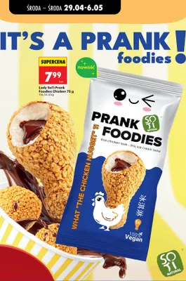Lody SoTi Prank Foodies Chicken promocja w Biedronka