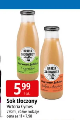 Sok tłoczony Bracia Sadownicy promocja w Leclerc