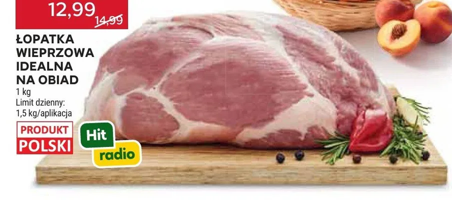 Łopatka wieprzowa idealna na obiad promocja w Stokrotka