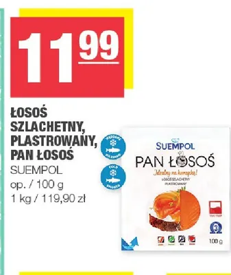 Łosoś szlachetny plastrowany Pan promocja w SPAR