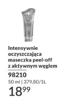 Intensywnie oczyszczająca maseczka peel-off z aktywnym węglem promocja w AVON
