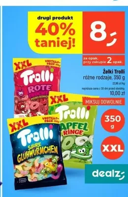 Żelki Trolli Saure Glühwürmchen promocja w Dealz