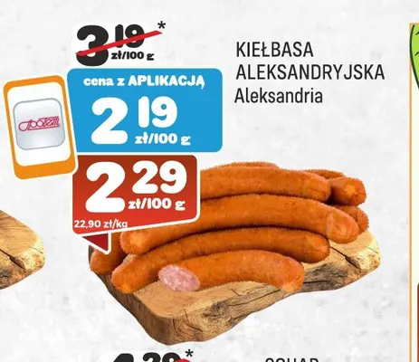 Kiełbasa aleksandryjska Aleksandria promocja w Społem Praga