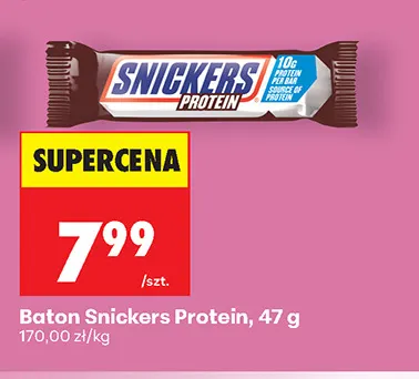 Baton Snickers Protein promocja w Biedronka