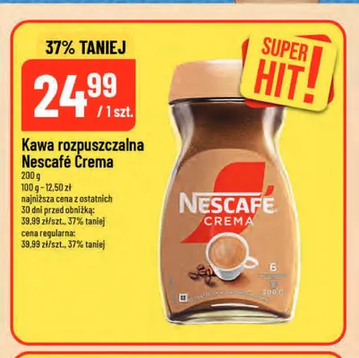 Kawa rozpuszczalna Nescafé Crema promocja w POLOmarket