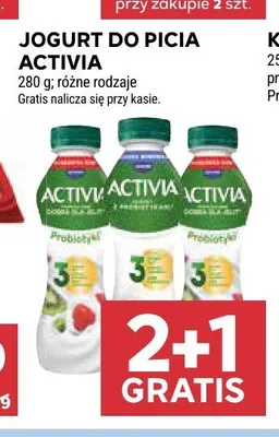 Jogurt do picia Activia promocja w Stokrotka