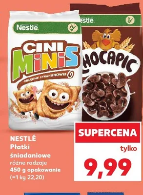 Płatki śniadaniowe Nestlé promocja w Kaufland