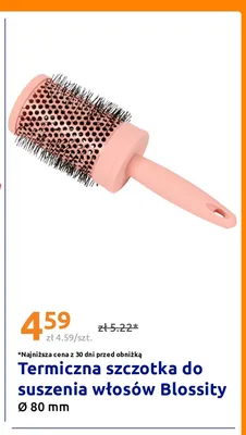 Szczotka do włosów termiczna Blossity promocja w Action