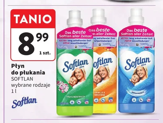 Płyn do płukania Softlan promocja w Intermarche