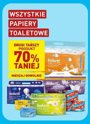 Papier toaletowy Kokett rumiankowy promocja w Aldi