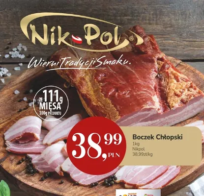 Boczek chłopski Nik-Pol promocja w Market Point
