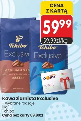 Kawa ziarnista Exclusive promocja w Market Point