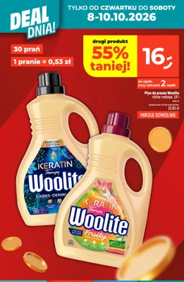 Płyn do prania Woolite Keratin Therapy Darks Denim Perfume Edition promocja w Dealz
