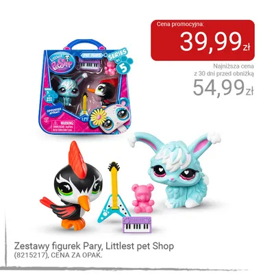 Zestawy figurek Pary Littlest Pet Shop promocja w Smyk