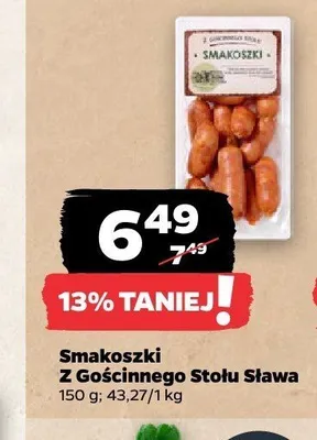 Kiełbaski Smakoszki Z Gościnnego Stołu promocja w Netto