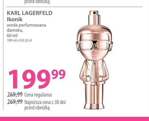 Woda perfumowana damska Karl Lagerfeld Ikonik promocja w Hebe