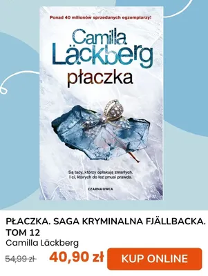 Książka Płaczka Saga kryminalna Fjällbacka Tom 12 Camilla Läckberg promocja w taniaksiazka.pl