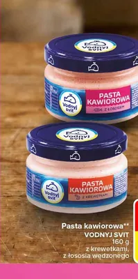 Pasta kawiorowa z łososia wędzonego Vodnyj Svit promocja w Carrefour