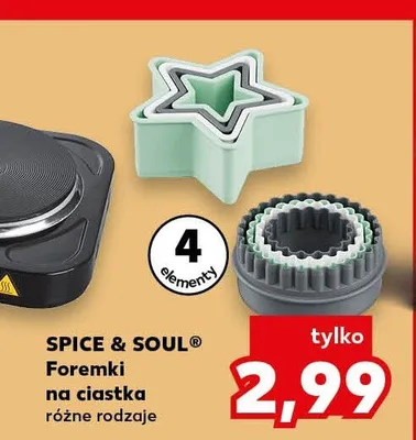 Foremki na ciastka SPICE & SOUL promocja w Kaufland