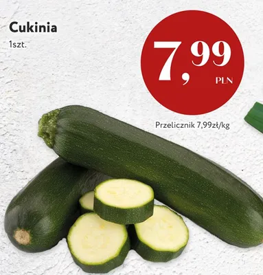 Cukinia promocja w Market Point
