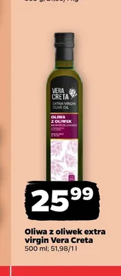 Oliwa z oliwek extra virgin Vera Creta promocja w Netto