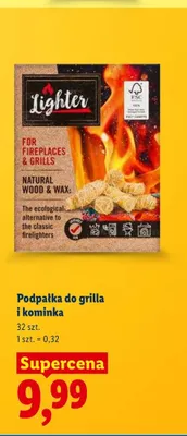 Podpałka do grilla i kominka Lighter promocja w Lidl