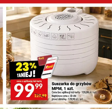 Suszarka do grzybów Mpm promocja w Twój Market