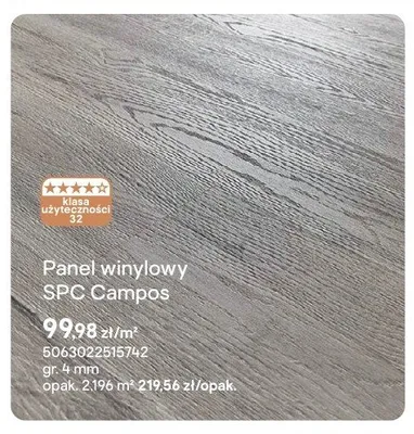 Panel winylowy SPC GoodHome Campos promocja w Castorama