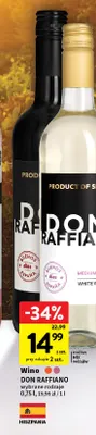 Wino Don Raffiano promocja w Intermarche