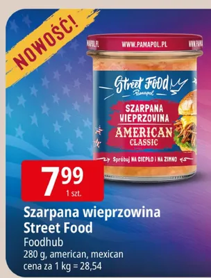 Szarpana wieprzowina Street Food Pamapol American Classic promocja w Leclerc
