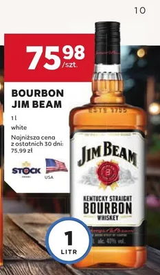 Bourbon Jim Beam white promocja w Stokrotka