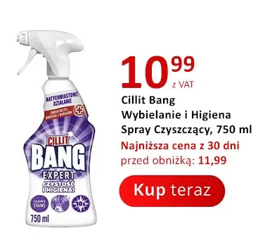 Spray czyszczący Cillit Bang Wybielanie i Higiena promocja w Poczta Polska