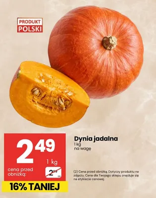 Dynia jadalna promocja w Delikatesy Centrum
